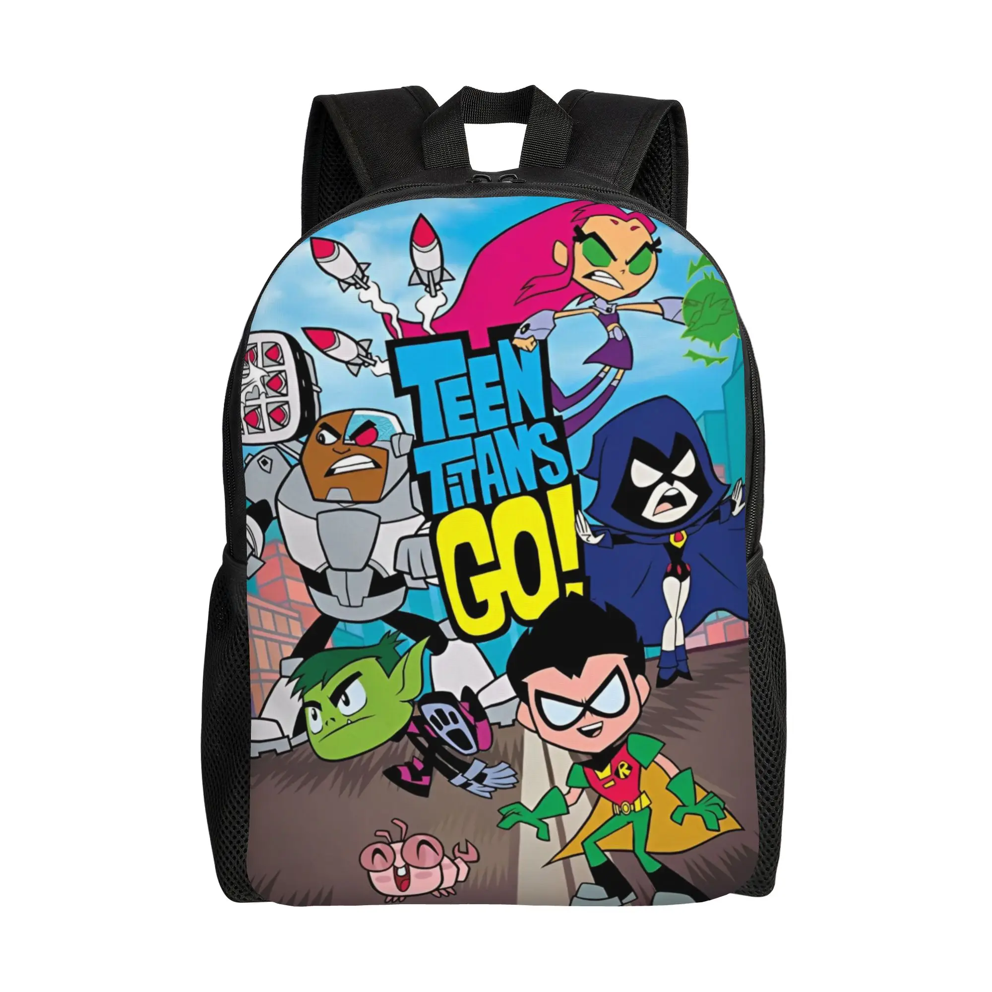 

Рюкзак Teen Titans Go Family Cool для активного отдыха, работы и учебы, для мужчин и женщин, холщовые сумки для колледжа