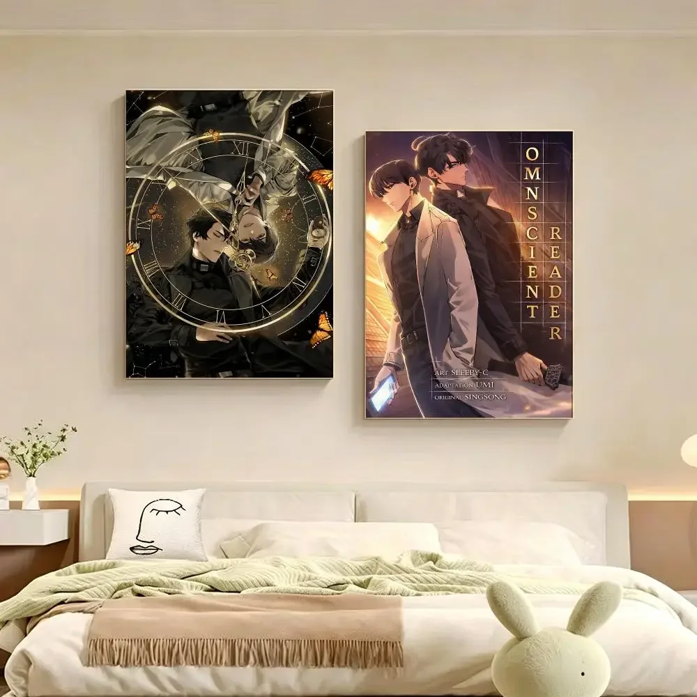 Omniscient Readers Viewpoint Poster Poster Multiple Sizes  frameless Creamy Style Wall Art Home Decor For Living Room Bedroom