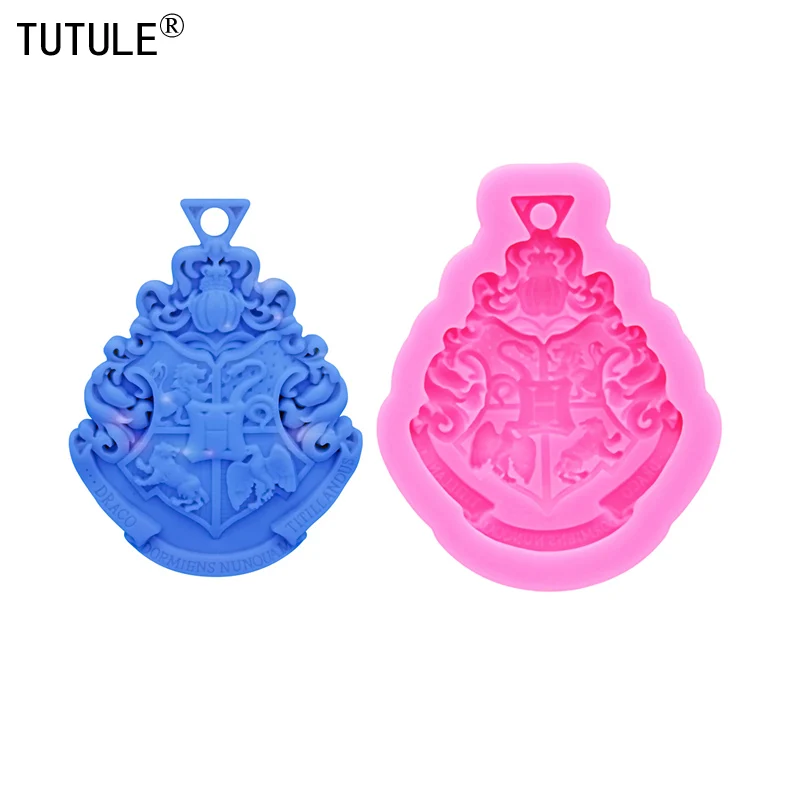 New Keychain Pendants Silicone Mould DIY Crystal Epoxy Resin Crafts Jewelry Making Tools Polymer Clay Necklace Silicone mould