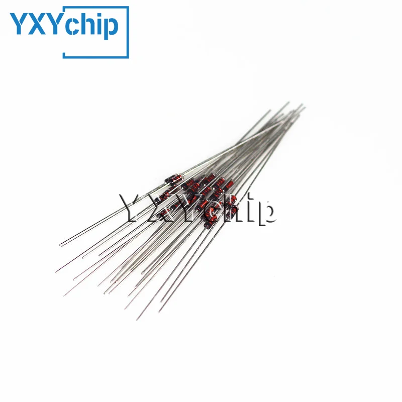 50 buah 1w Zener Diode Do-41 3V3 3V9 4V7 5V1 10V 12V 15V 18V 20V 22V 27V 30V 33V 39V 43V 47V 75V 1N4732A 1N4742A 1N4744A 1N4752A