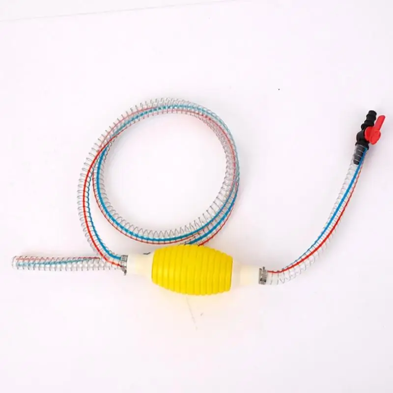 Universal Hand Gas Oil Pump Car Fuel Pump: Manual Suction Pipe Auto Engines Fuel Supply System