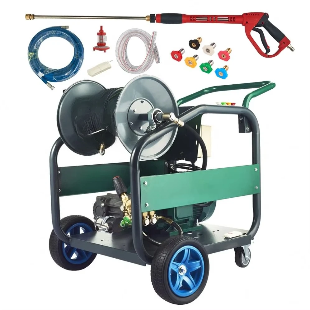 معدات آلة التنظيف الكهربائية الصناعية آلة تنظيف تصريف الأنابيب رذاذ الماء آلة تنظيف الأنابيب ذات الضغط العالي #1