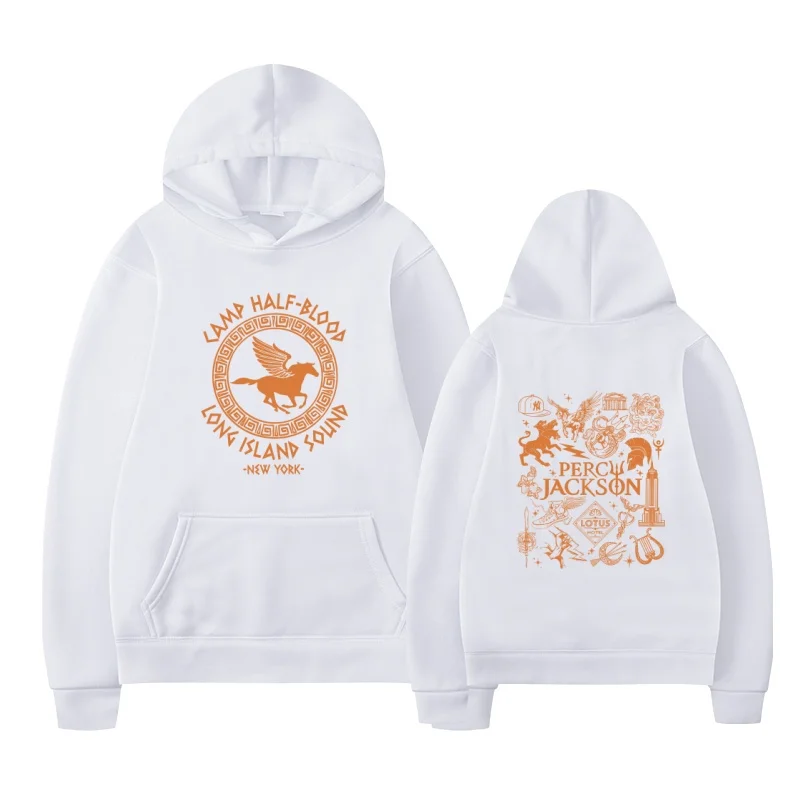 هوديي كامب هاف بلود لونج آيلاند ساوند بيرسي جاكسون هوديي هاراجوكو للرجال ملابس شارع عصرية غير رسمية #1