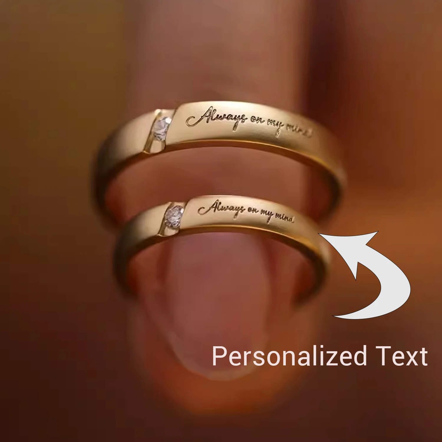 

Custom New 925 Silver Ring Personality Name Ring For Couple Engagement Wedding Rings For Men Women Unique Handmade Gift