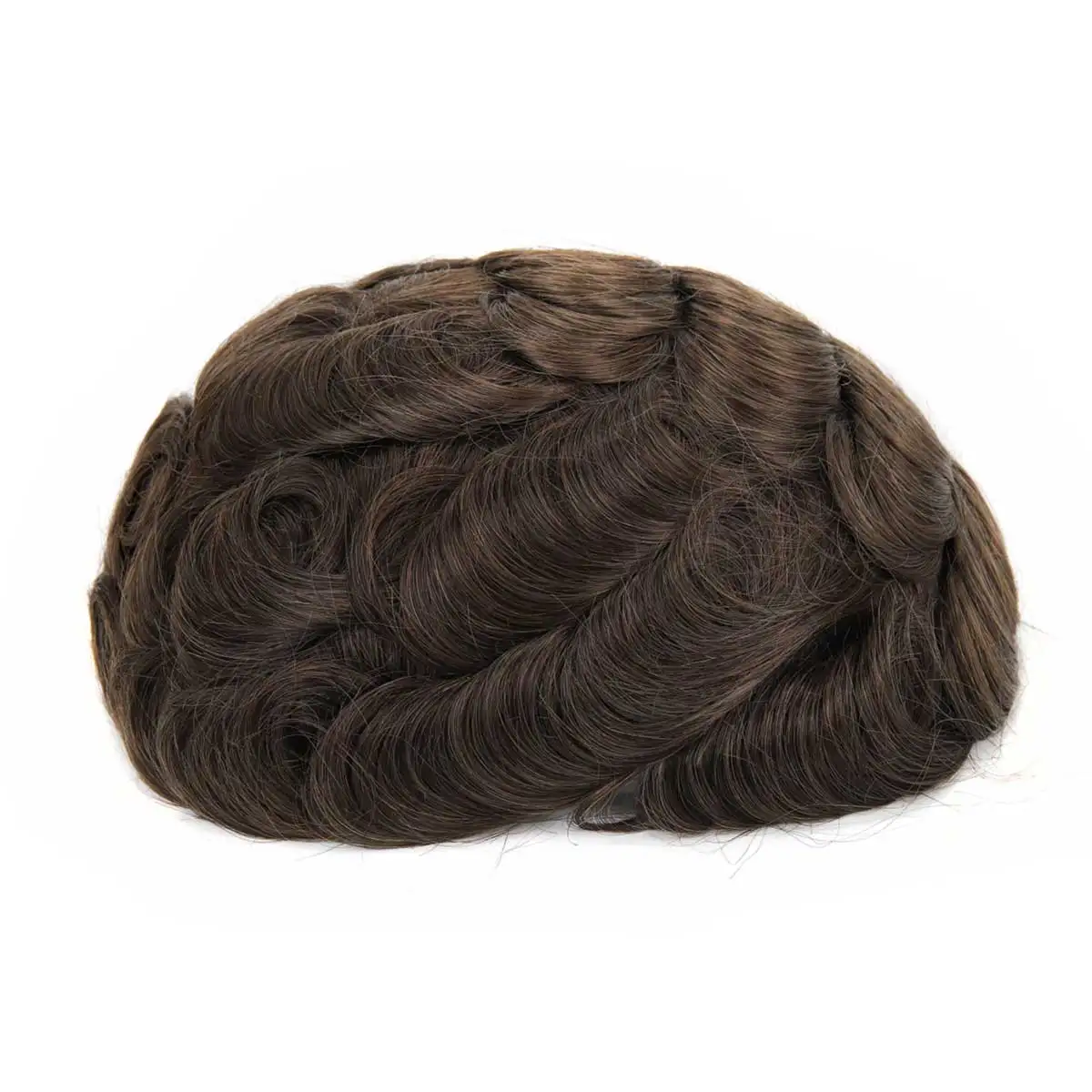 Beeos 전체 스위스 레이스 Toupee 남자 인도 인간의 머리카락 Toupee 남자 헤어 교체 시스템 Protesis Capilar Hombre Mens Toupee