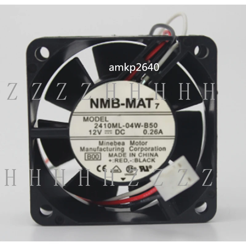 

Z 1PC For NMB 2410ML-04W-B50 Fan 12V 0.26A 60*60*25mm 2pin #am