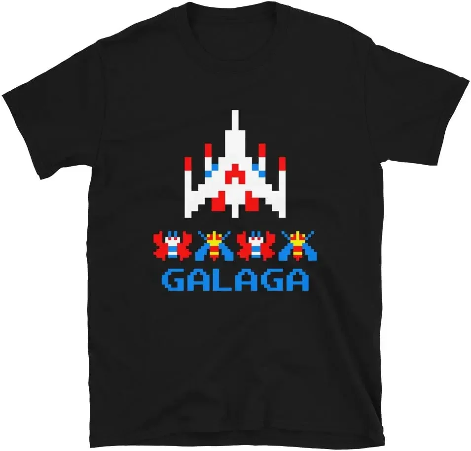 Mod.11 Arcade Galaga 1981 Space Invaders Video Game Juego Retro Vintage 80s Gaming Console Aliens 8-Bits Gamer T-Shirt