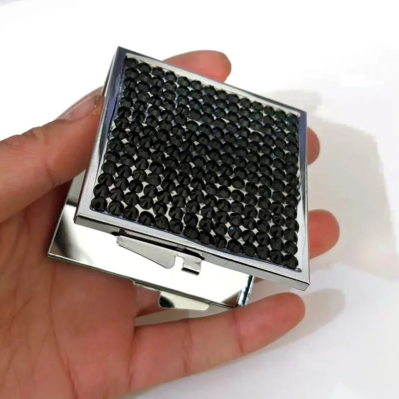 Portable Smoking Accessories Set With Cutting Blade Double-Sided Mirror Luxury Travel Storage Set