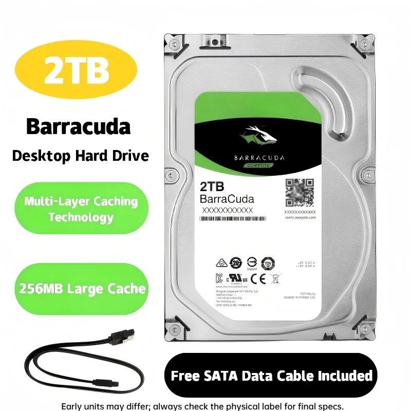 ST2000DM008 2tb surveillance security video recorder desktop mechanical hard disk 2t