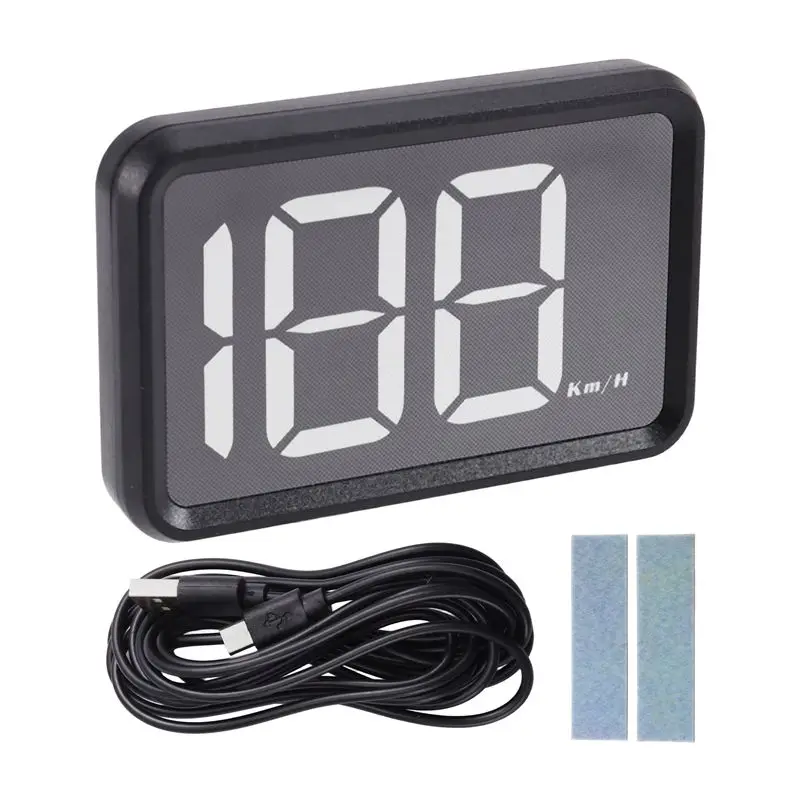 A82M-X1 HUD Display USB Powered GPS Speedometer For Motorcycles Driving Experience Versatile Placement Options For All Vehicles