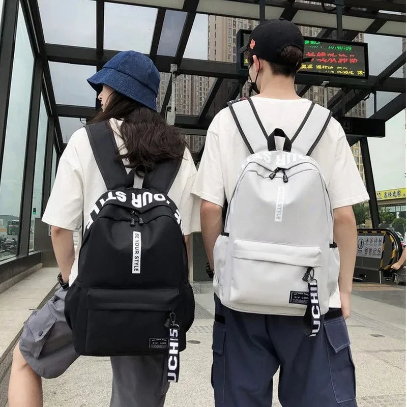 Trendy Unisex Backpack Suitable For College And High School Students Version Large Capacity Daily Travel School Bag