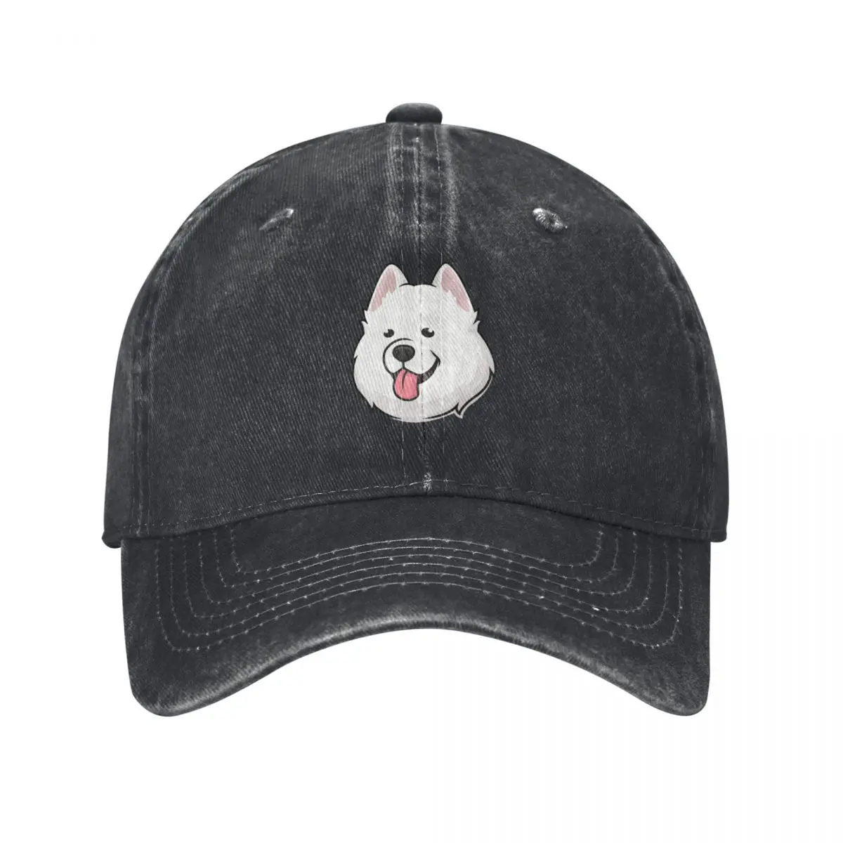 

Samoyed Baseball Cap Rugby Wild Ball Hat Woman Men's