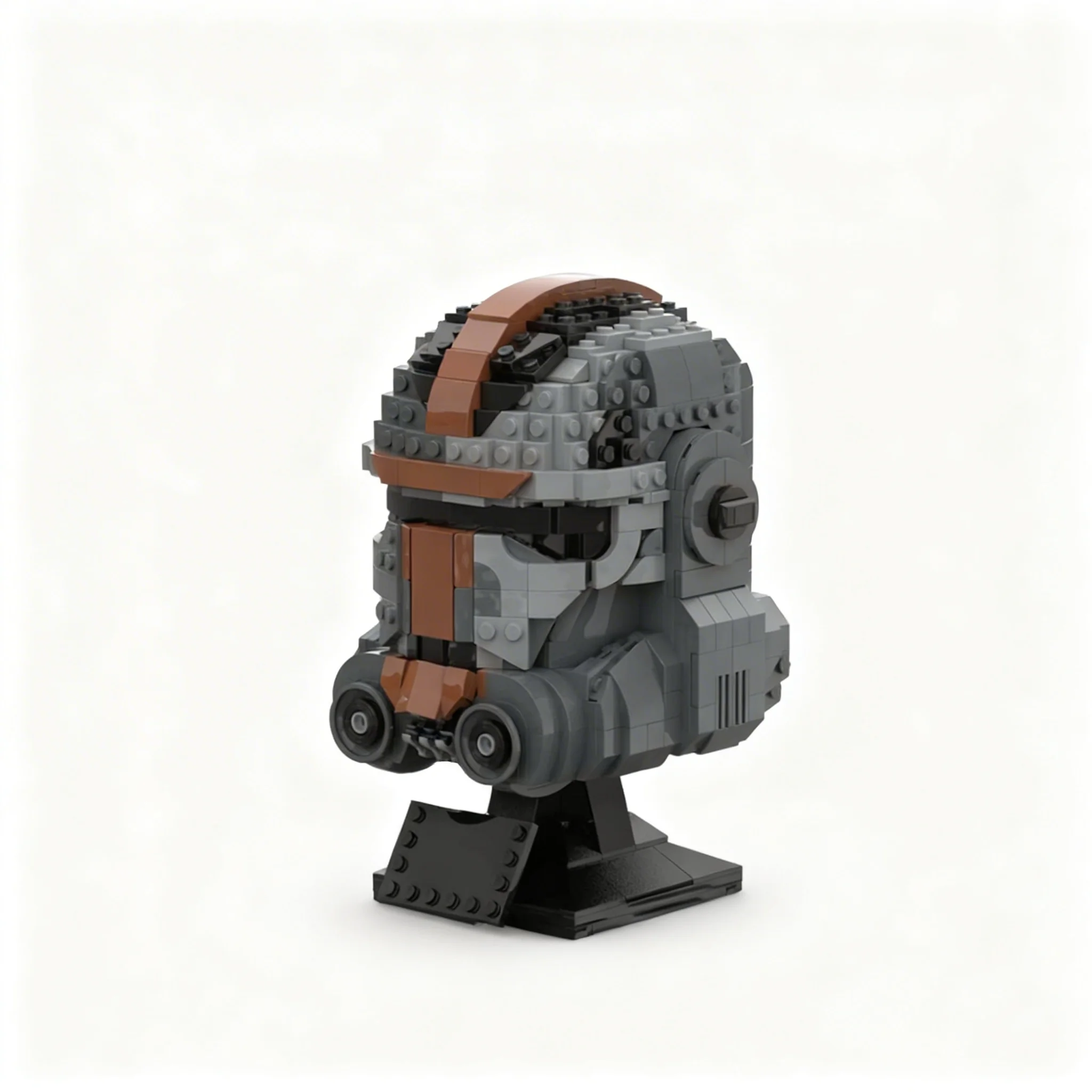 842pcs MOC Star Battle Helmet Clone Commando Hunter Model Toys Building Blocks Architecture Christmas Gift Collection Education