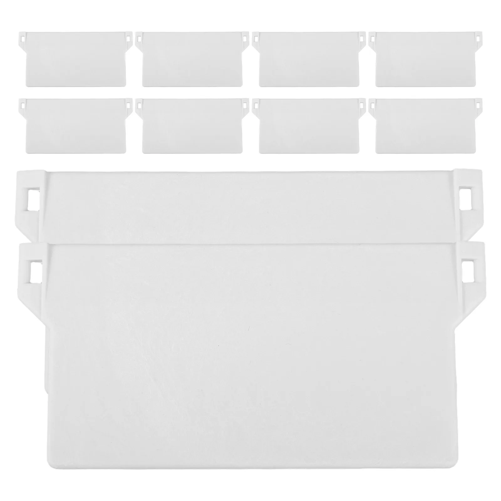 

10Pcs Vertical Blind Bottom Slats Replacement Repair Heavy Duty Support Vertical Blind Spare Parts Cord Weight Spare