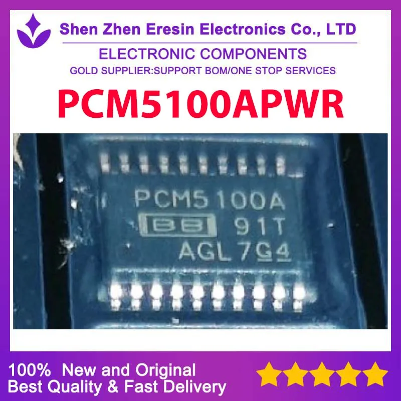 شحن مجاني 5 قطعة/الوحدة PCM5100APWR TSSOP20 جديدة ومبتكرة