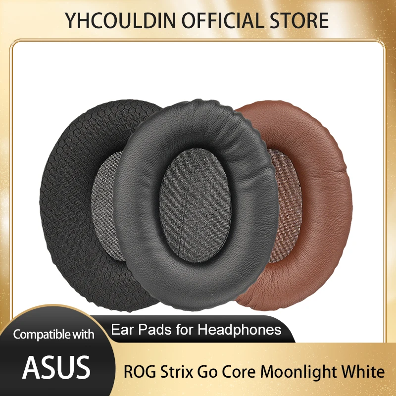 Mesh Earpads for ASUS Headphones ROG Strix Go Core Moonlight White Ear Cushions Replacement Headset Pad Cups Cover
