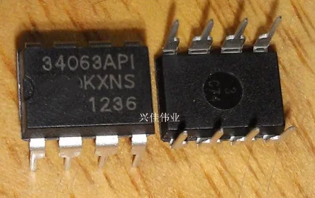 

10PCS The new MC34063 34063API positive 1.2A DIP8