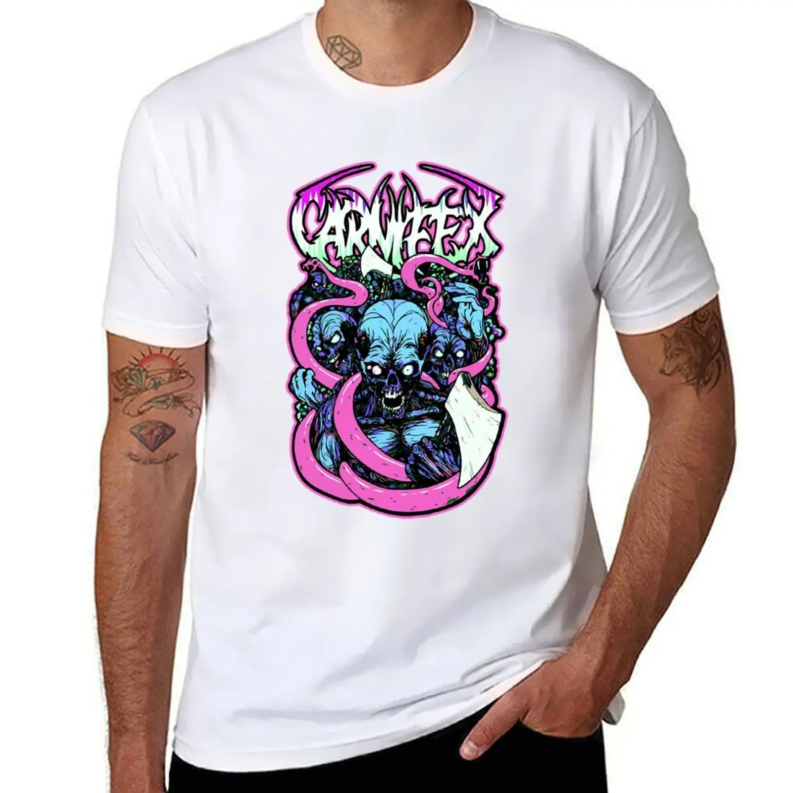 

Music Vintage Deathcore Carnifex Band Gift Movie Fans Classic T-Shirt T-Shirt essential t shirt t shirt man cotton T-Shirt
