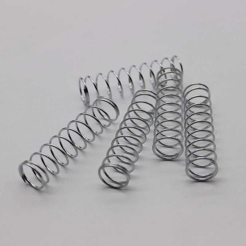 Piccole molle di compressione zincate