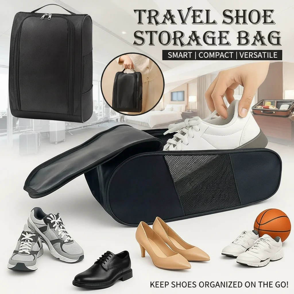 

Waterproof Outdoor Sneaker Bag Men's And Women's Breathable Mesh Travel Shoe Storage Bag for Sports Shoe Organization