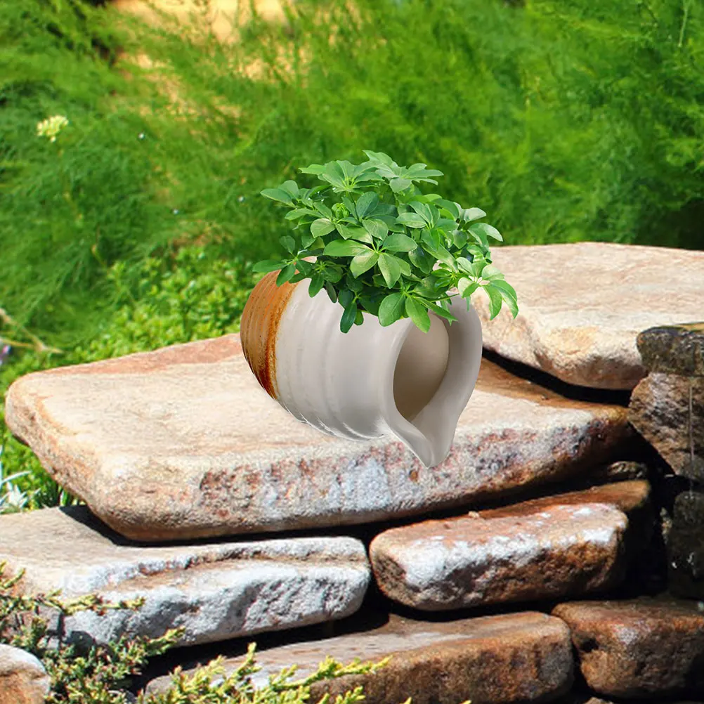 

Clay Pot Ecological Tank Decorative Fountain Jar Fish Ceramic Ceramics Basin Circulating Waterfall
