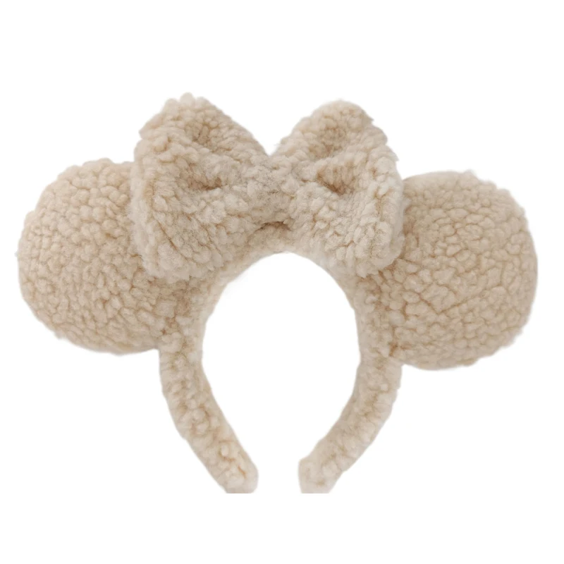 Plush Mickey Mouse Ears Hair Hoop Hairband Headband Hair Accessories Women Girl Baby Toys COSTUME Headband Cosplay Gift