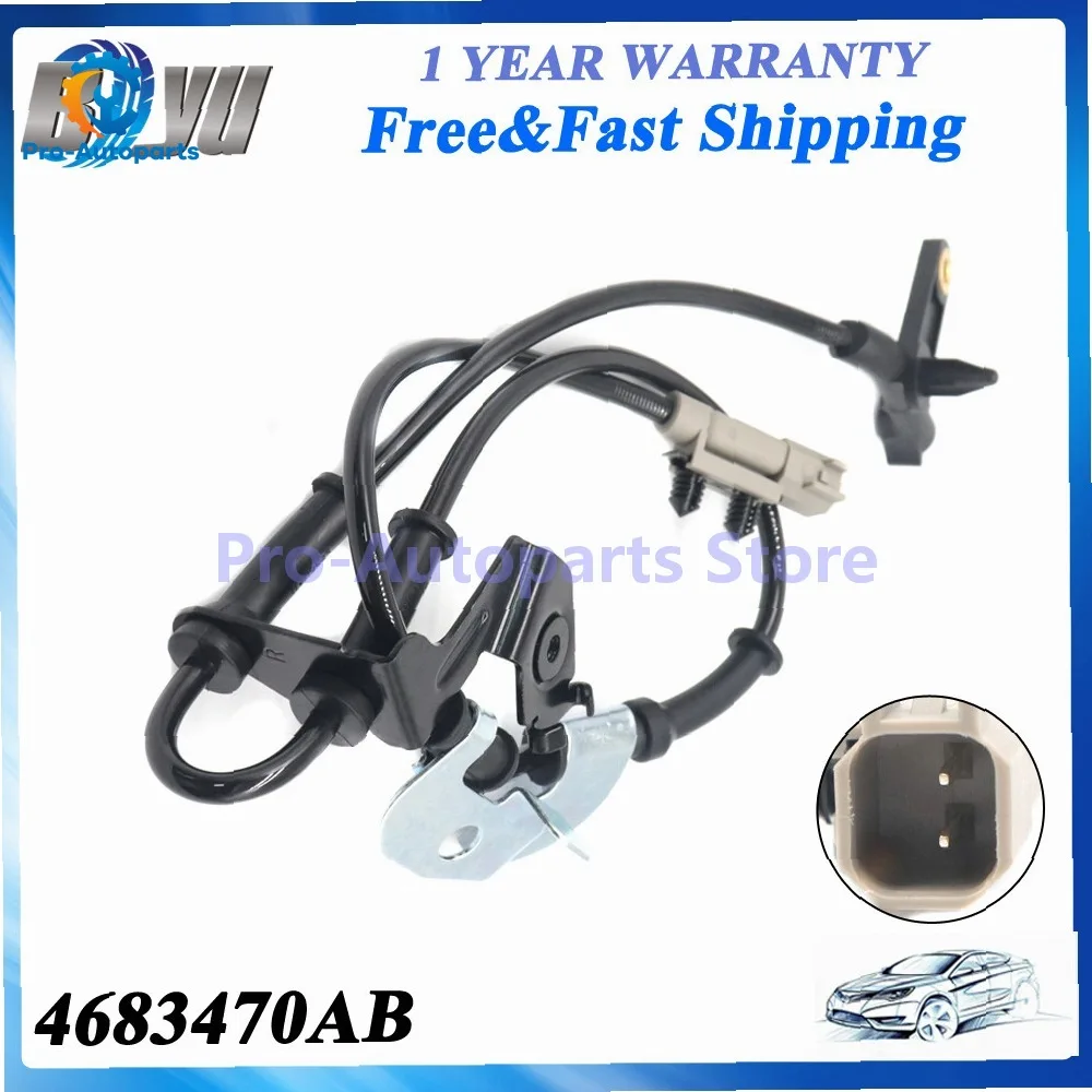 

Front Right Passenger Side ABS Wheel Speed Sensor for Dodge Chrysler 4683470AD