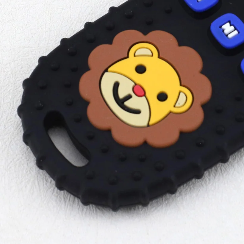 لعبة محاكاة لعبة التحكم عن بعد من السيليكون على شكل أسد كرتوني