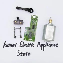 Kemei 809A accessory switch circuit board motor spring wrench rear black cover plug Kemei 809A