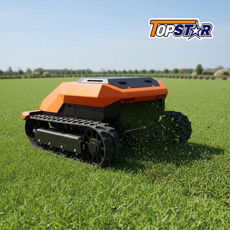 

Automatic Remote Control Lawn Mower with Adjustable Cutting Width for Residential Garden Commercial Use Easy Maneuver