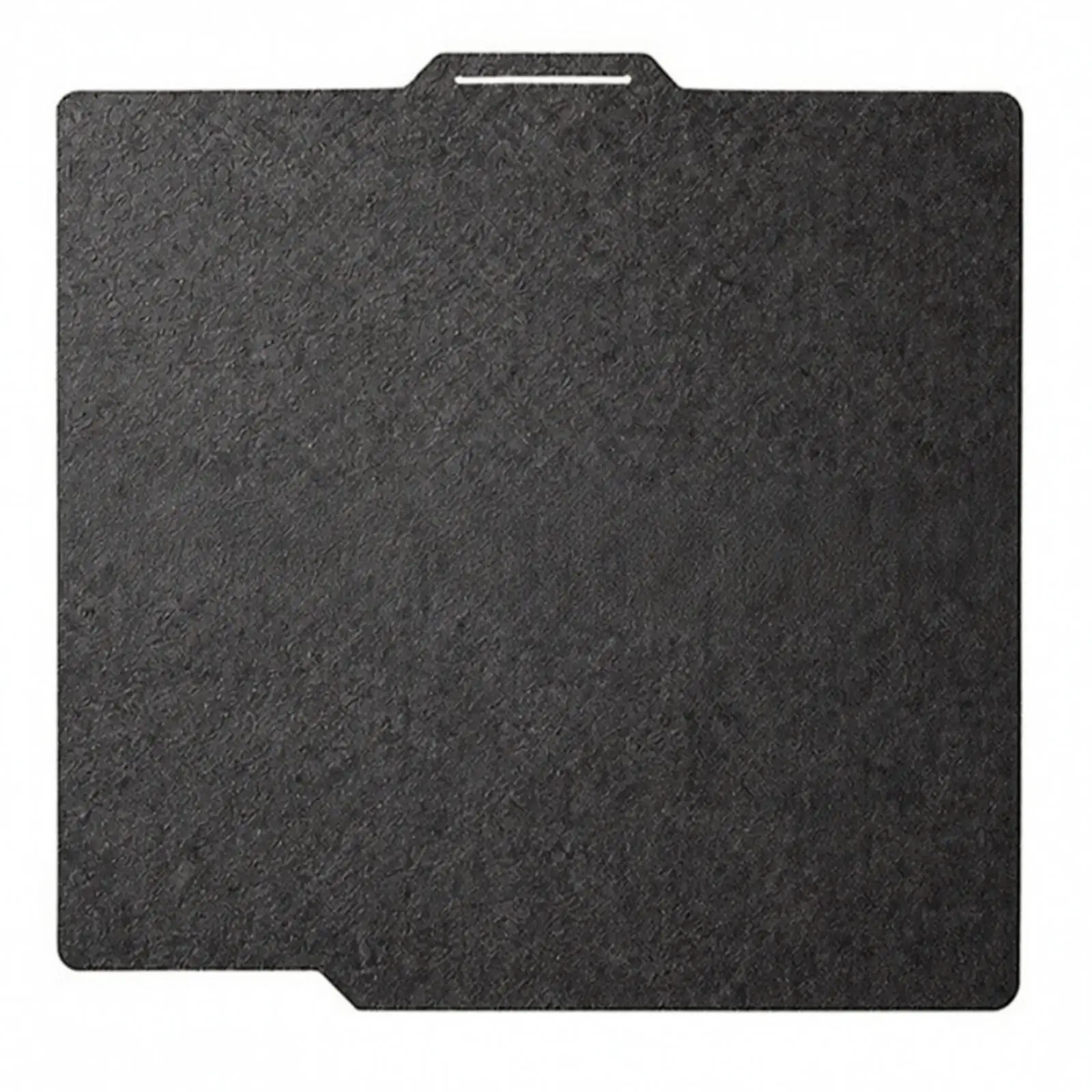 257x257mm PEI Build Plate with Alignment Tab Strong Adhesion Powder-Textured Steel Build Plate with Handling Slot Grippy PEI