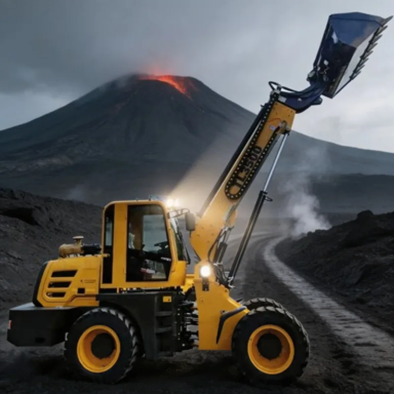 Infrastructure Project Loader Machine Front End 4 Ton 2.4m³ Bucket Wheel Loader for Material Loading Work Use Site