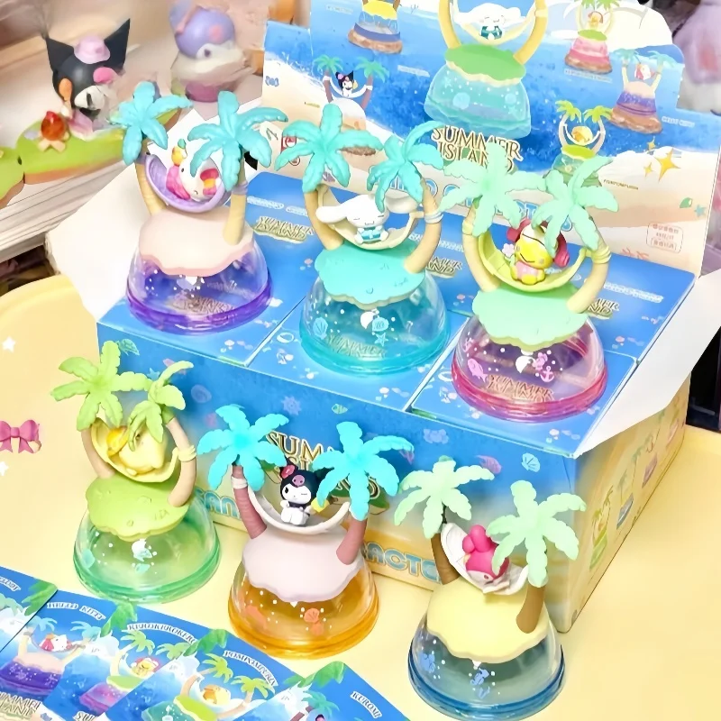 

New Hot Characters Summer Island Series Blind Box Desktop Decor Trendy Garage Kit Toy Adult Kid Toy Mystery Box Birthday Gift