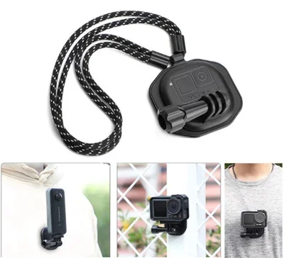 تثبيت كاميرا الحركة المغناطيسية ، حامل الرقبة ، صندوق الهاتف ، قوس التحرير ، مناسب لـ Insta360 X3 ، X2 ، Gopro11 ، Mini ، DJI ، Action3