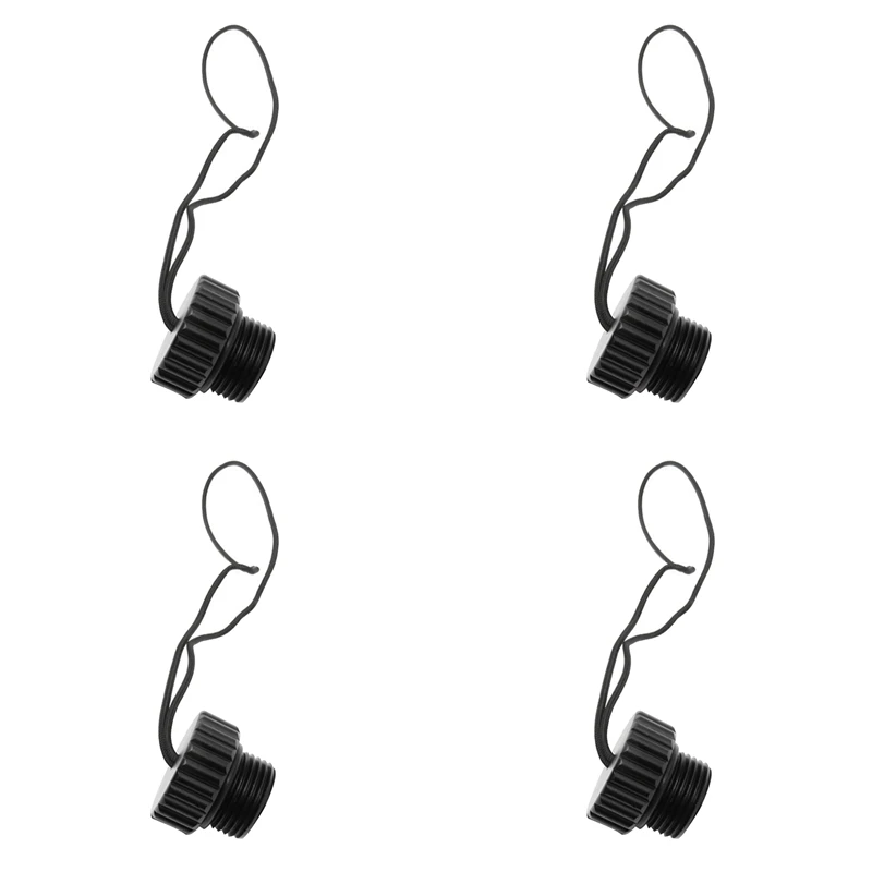 4X Scuba Diving DIN Tank Valve Threaded Cover 5/8-14NPS Dust Cap Dust Plug Protector Tank Regulator Protection Cover