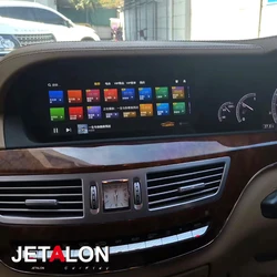 10.25'' RHD Screen For Mercedes Benz S Class W221 NTG3.0 3.5 Video Players New Car Multimedia Wireless Android AUTO CarPlay RHD