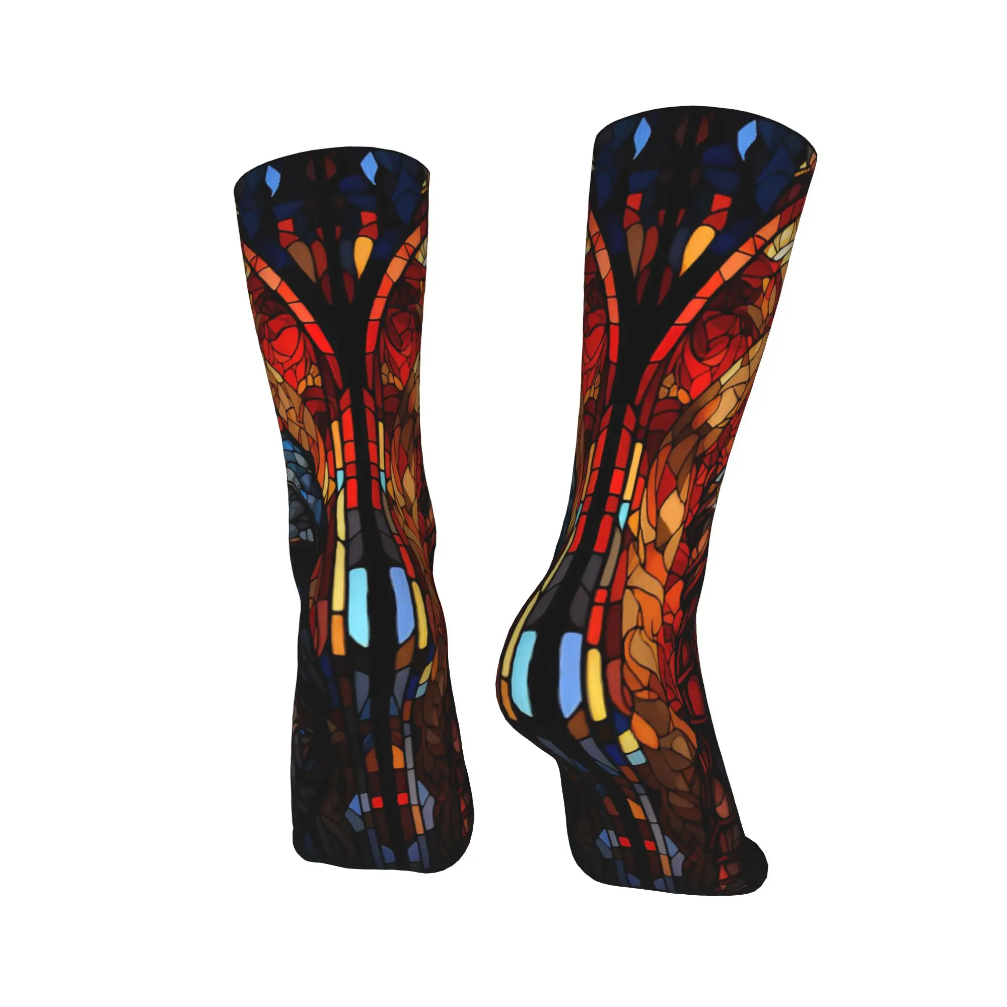 للجنسين الرجال الجوارب فاينل فانتسي تكتيك لعبة فيديو ملصق جوارب المضادة للبكتيريا تنفس الجوارب الخريف العصرية الجرافيك الجوارب #4