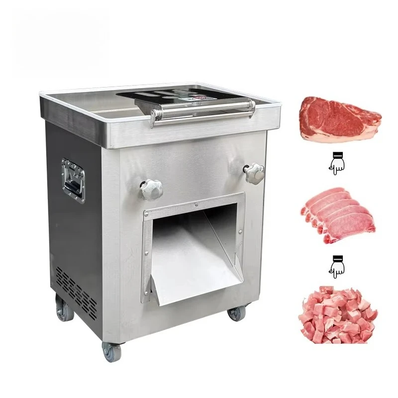 

Customized Meat Cutting Machine Commercial Automatic Motor Beef Slicer Chicken Breast Cutter Food Processing Plants Reliable