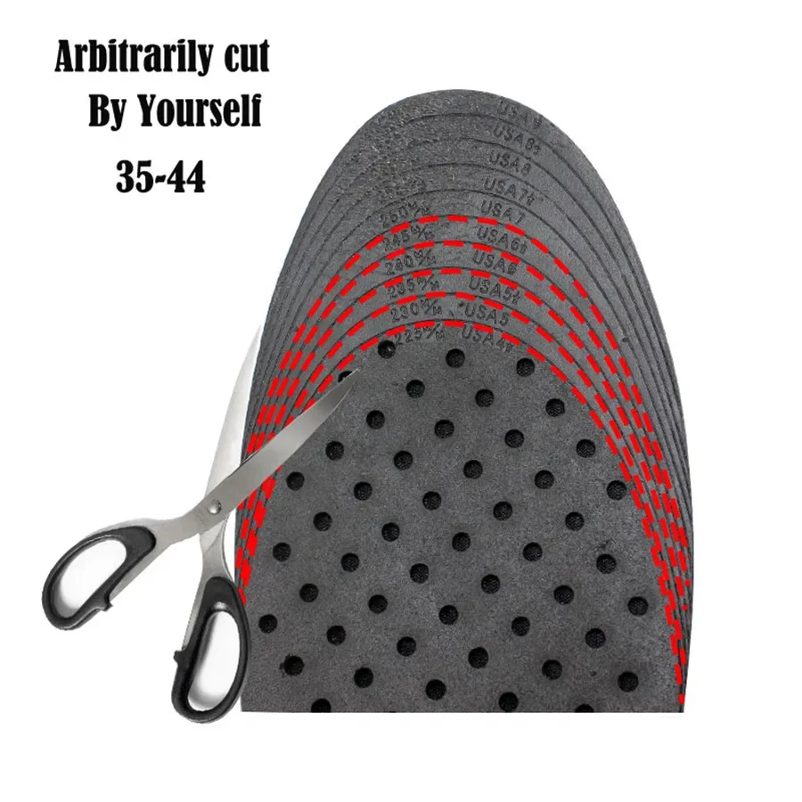 3-9cm Height Increase Insole Cushion Height Lift Adjustable Cut Shoe Heel Insert Taller Women Men Unisex Quality Foot Pads