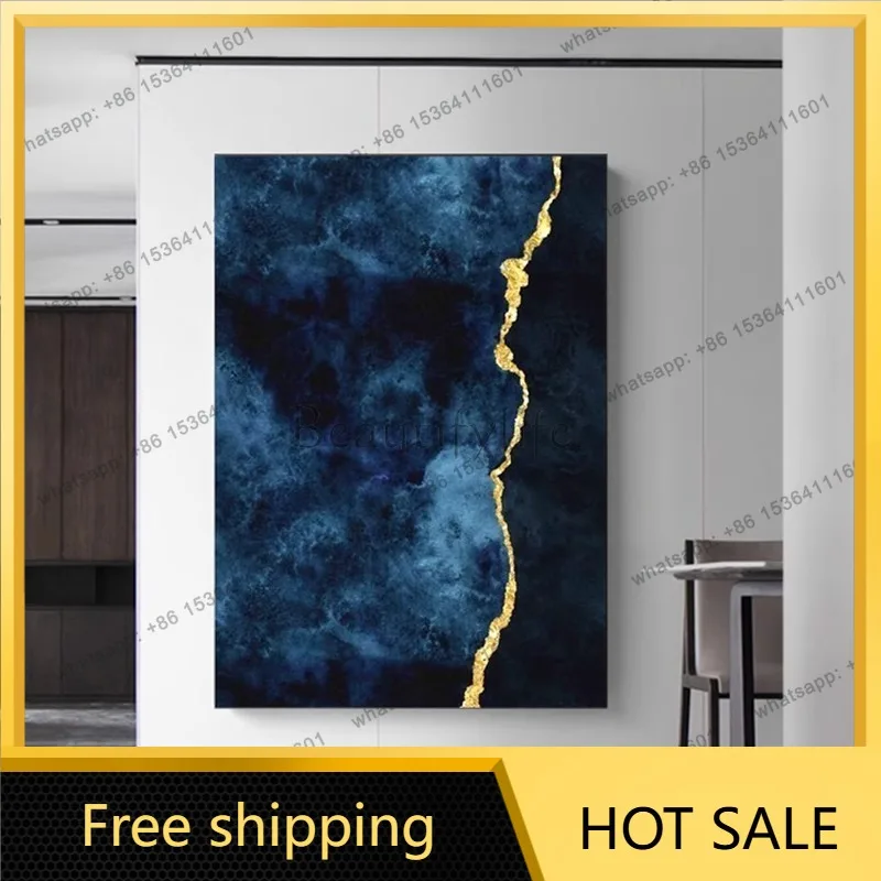 LJY Modern Minimalist Living Room Feature Wall Decoration Art with a Light Luxury and High-End Vibe