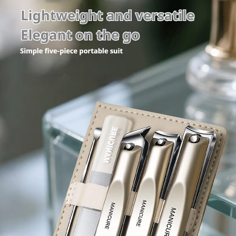 Seiko Nail Clipper Set Stainless Steel Sharp Manicure Pedicure Tools With Ear Pick For Home Adult Personal Grooming set