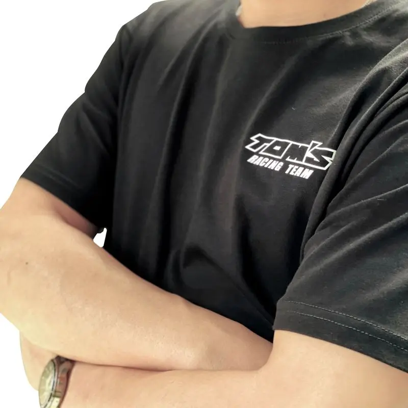JDM Cultural Spirit Racing Short Sleeve Cotton T-Shirt Summer Trend Men's and Women's Casual Loose Top Car Modified Cultural Top