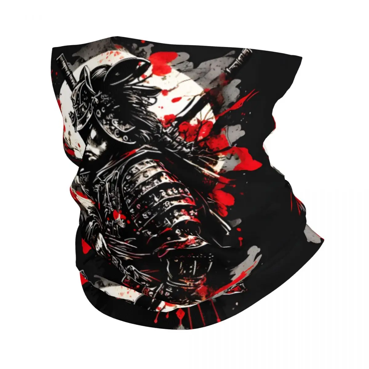 Janpanese Samurai Bandana Neck Cover Wrap Scarf Balaclava Cycling Unisex Adult Breathable