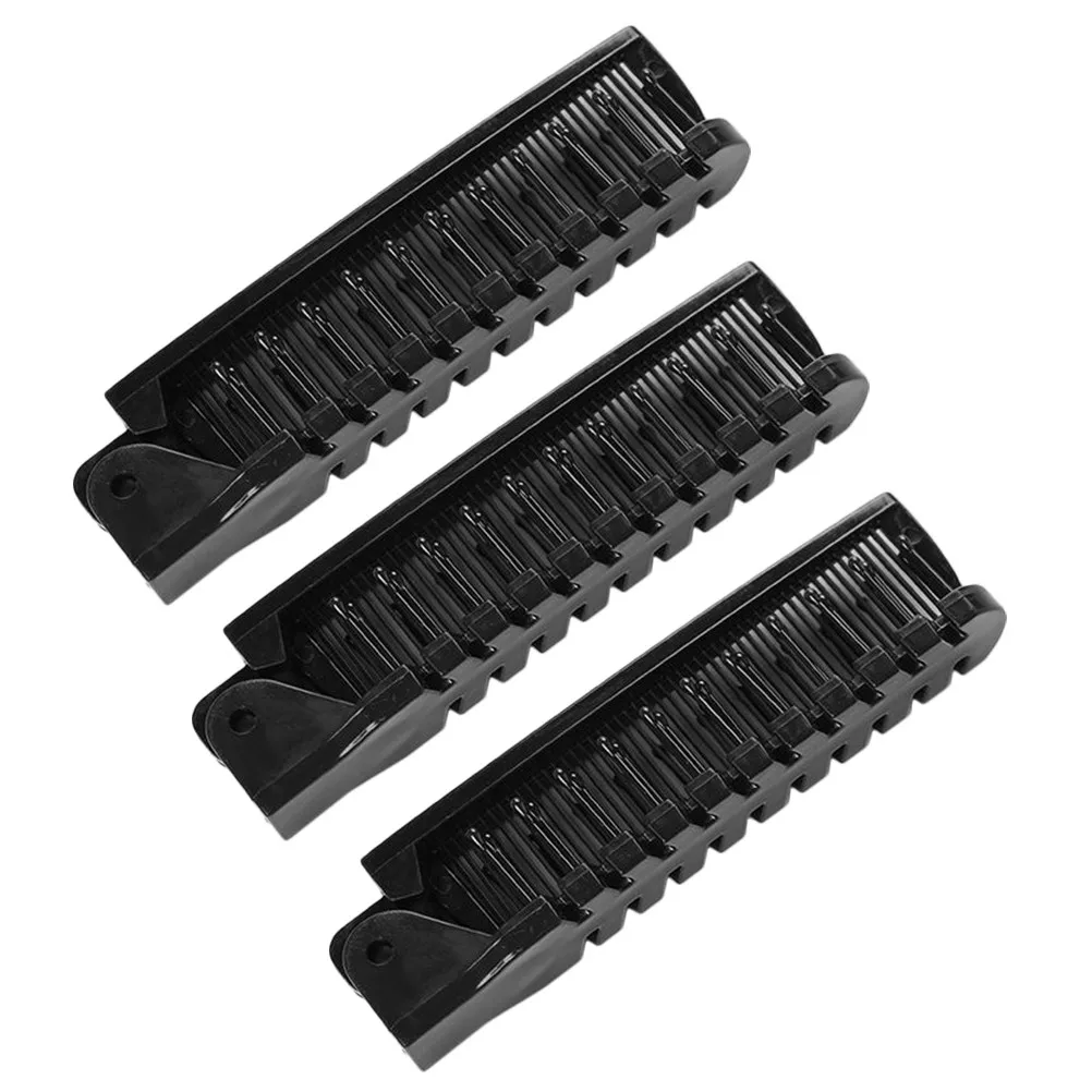 

3Pcs Foldable Hair Comb Set Portable Anti Static Travel Brush Compact Double Headed Detangler for Women Kids Wigs Extensions
