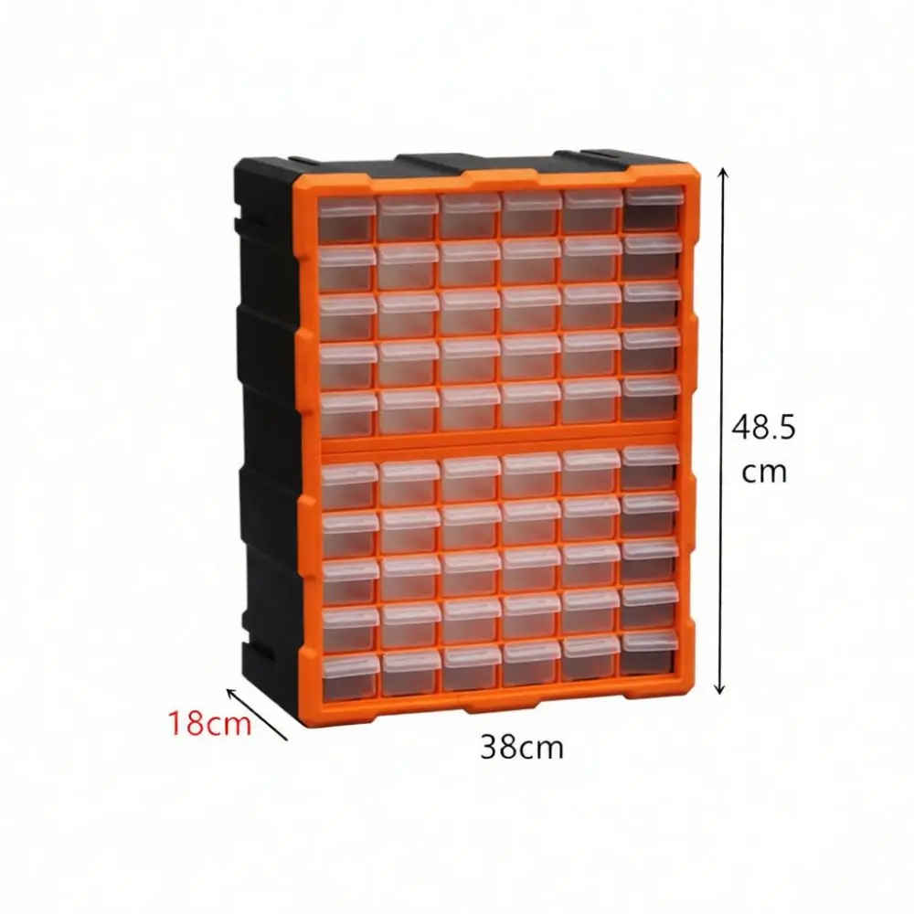 Multi Purpose Drawer Organizer For Small Hardware Screws Electronic Components Crafts Building Blocks Storage Box
