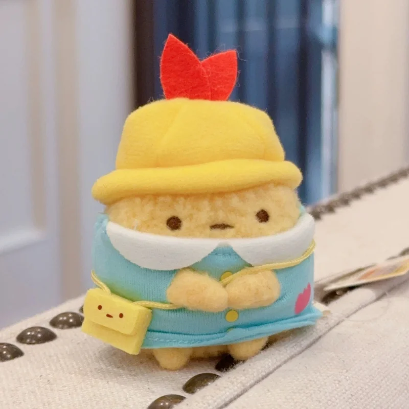 لطيف 6 سنتيمتر Sumikko Gurashi رياض الأطفال نمط Sumikko Gurashi أفخم تمثال kawaii لينة محشوة المقلية الروبيان أفخم دمية الملحقات