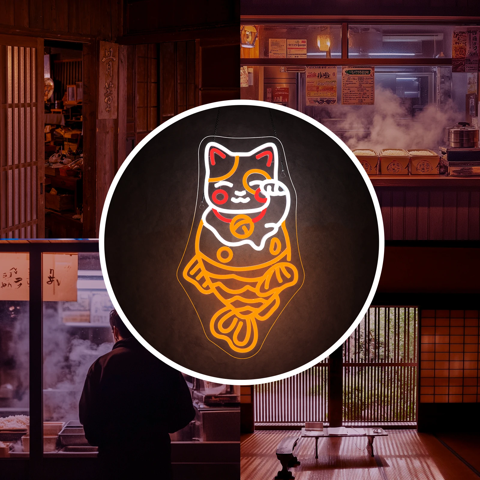 

Русалка Неоновая вывеска Cat Art Neon Cute Fantasy Настенный декор Химерный океан Тематический подарок Дети Спальня Магазин Декор Художественный знак