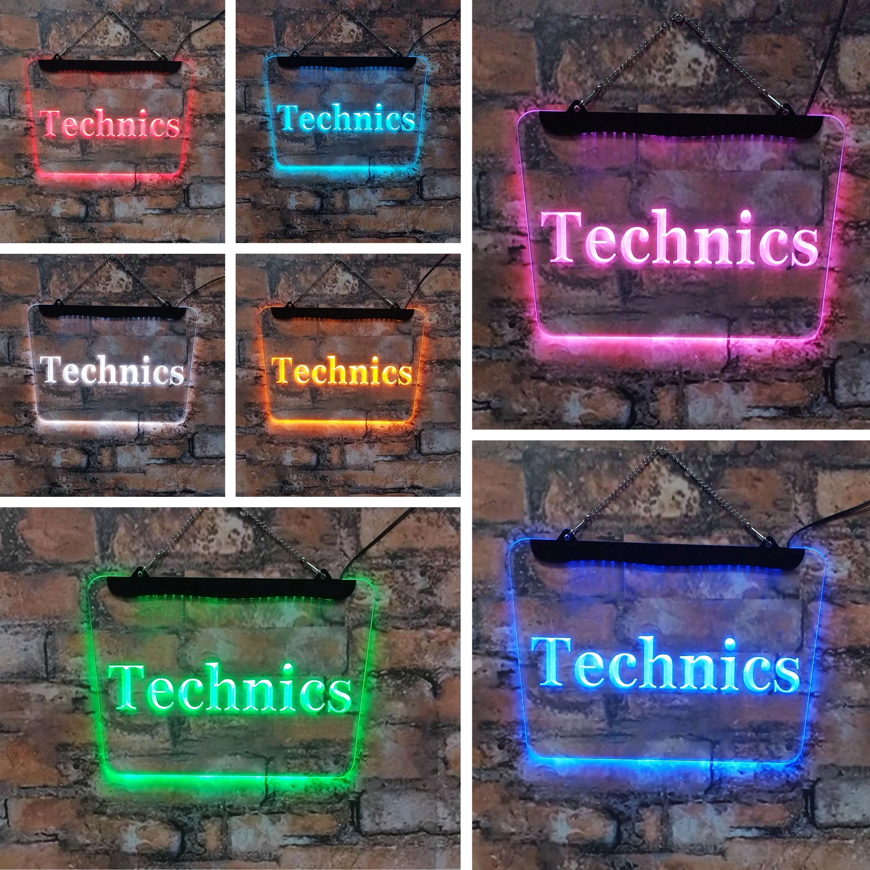 Craft turntable DJ music - Retro banquet hall neon sign Acrylic board home decoration Interior wall art red 20*30 for room stor