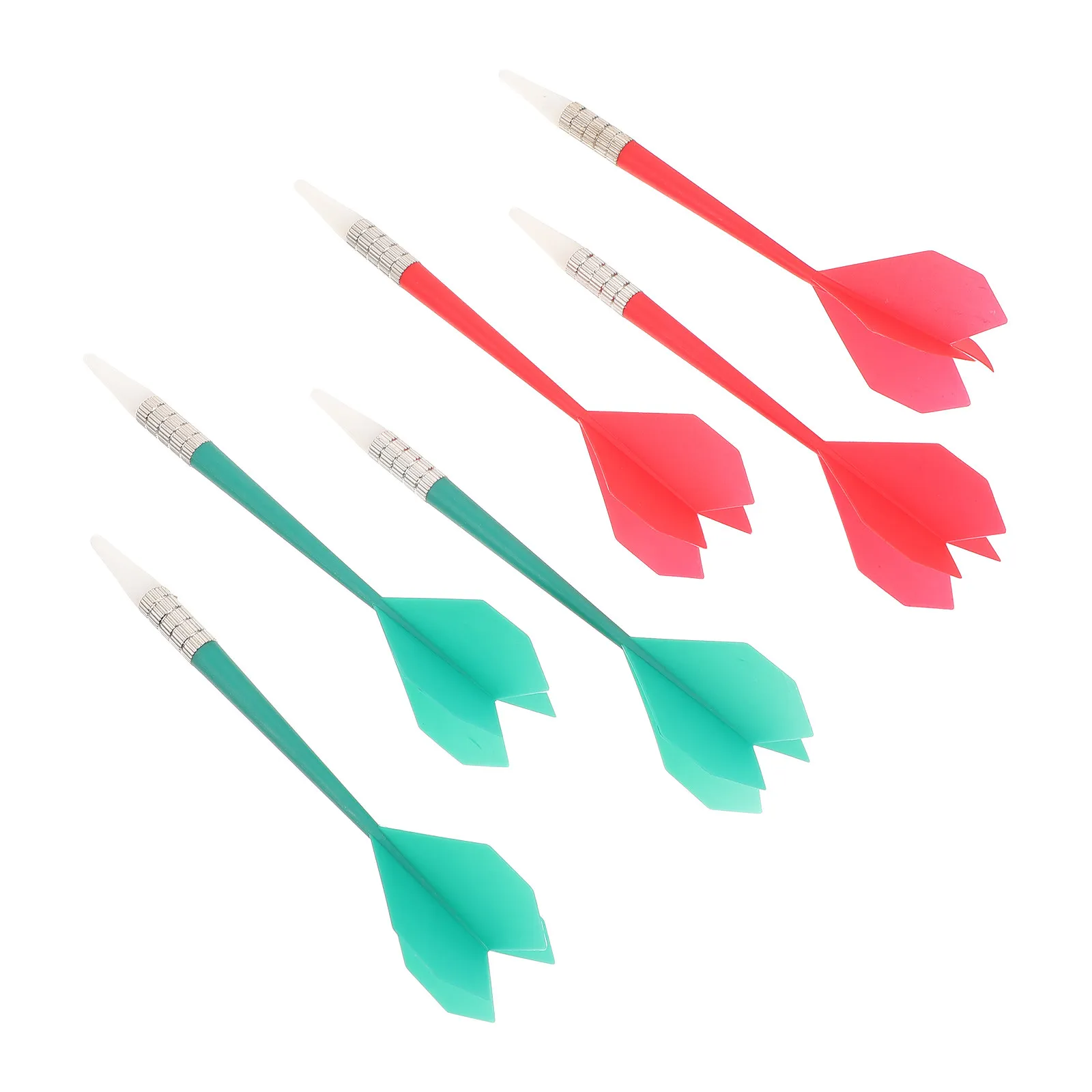 6Pcs Plastic Tip with Copper Shafts and Unique Needle Pattern for Indoor Outdoor Leisure Parties Beginners Friendly Stable