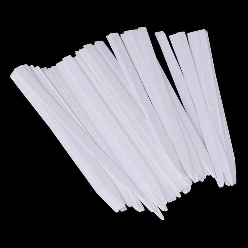 100PCS 137*7mm White Aromatherapy Fragrance Perfume Essential Oils Test Paper Strips For Testing Aromatherapy Oil, Perfume